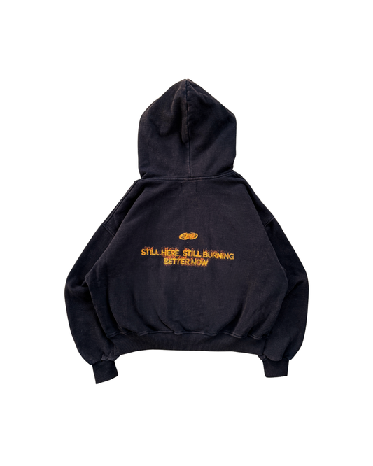 BURNED HOODIE - BOXY FIT