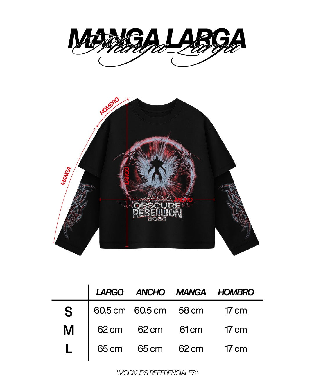 UNDERWORLD - POLO MANGA LARGA BOXY FIT