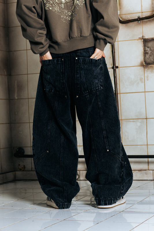 BAGGY BALLOON - DISTORTION BLACK