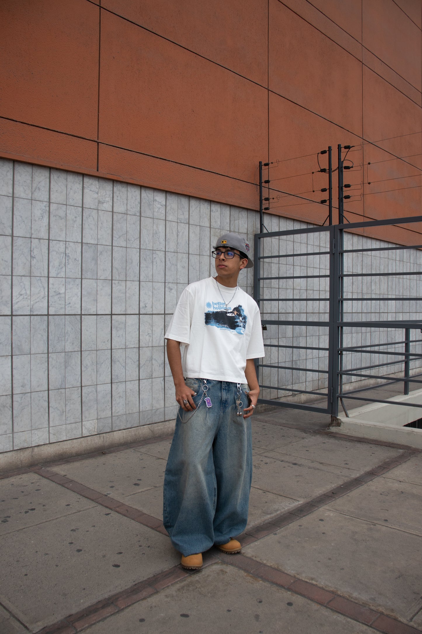THE OMEGA BAGGY JEAN - SKY