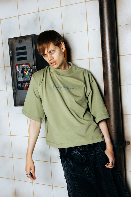 POLO BOXY FIT - OBSESSION GREEN