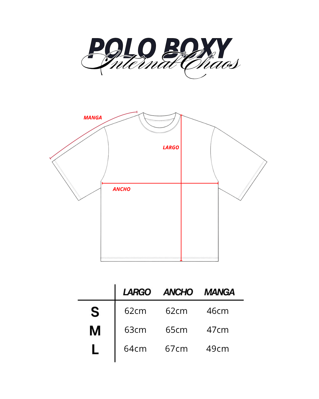 POLO BOXY FIT - OVERLOAD BLACK