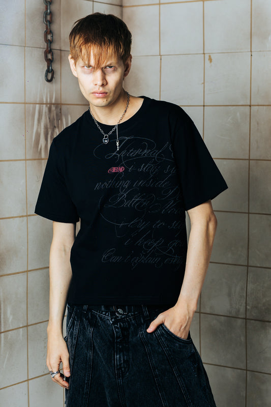 POLO SLIM BOXY FIT - CHAOS BLACK
