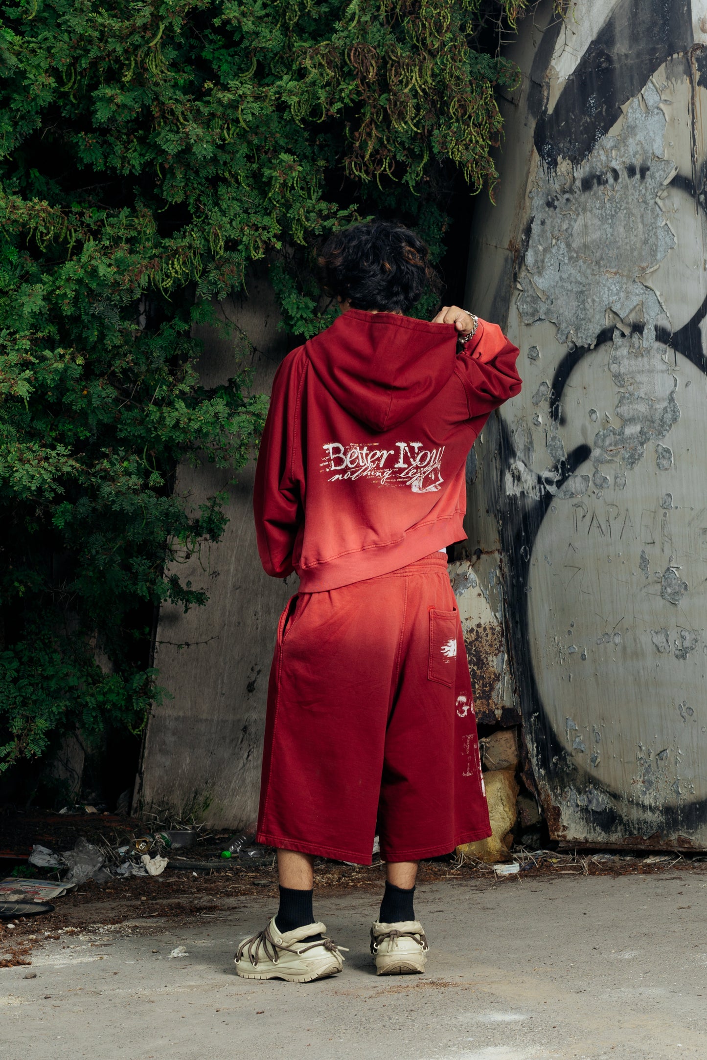 FUCK LOVE RED - ZIP HOODIE