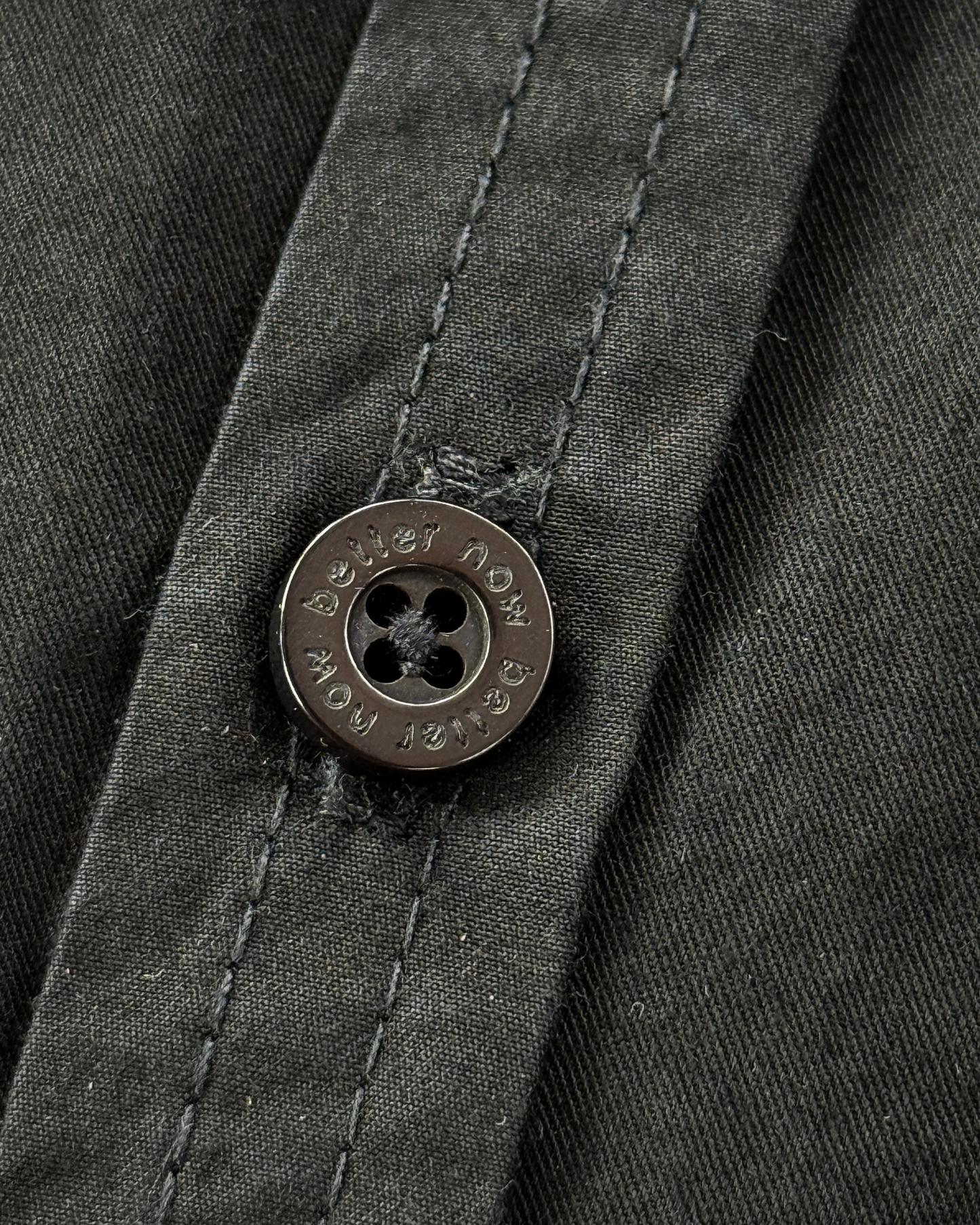 BLACK FADED - CAMISA BOXY FIT