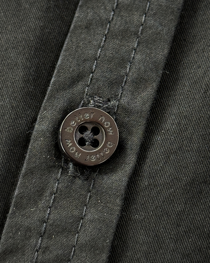 BLACK FADED - CAMISA BOXY FIT