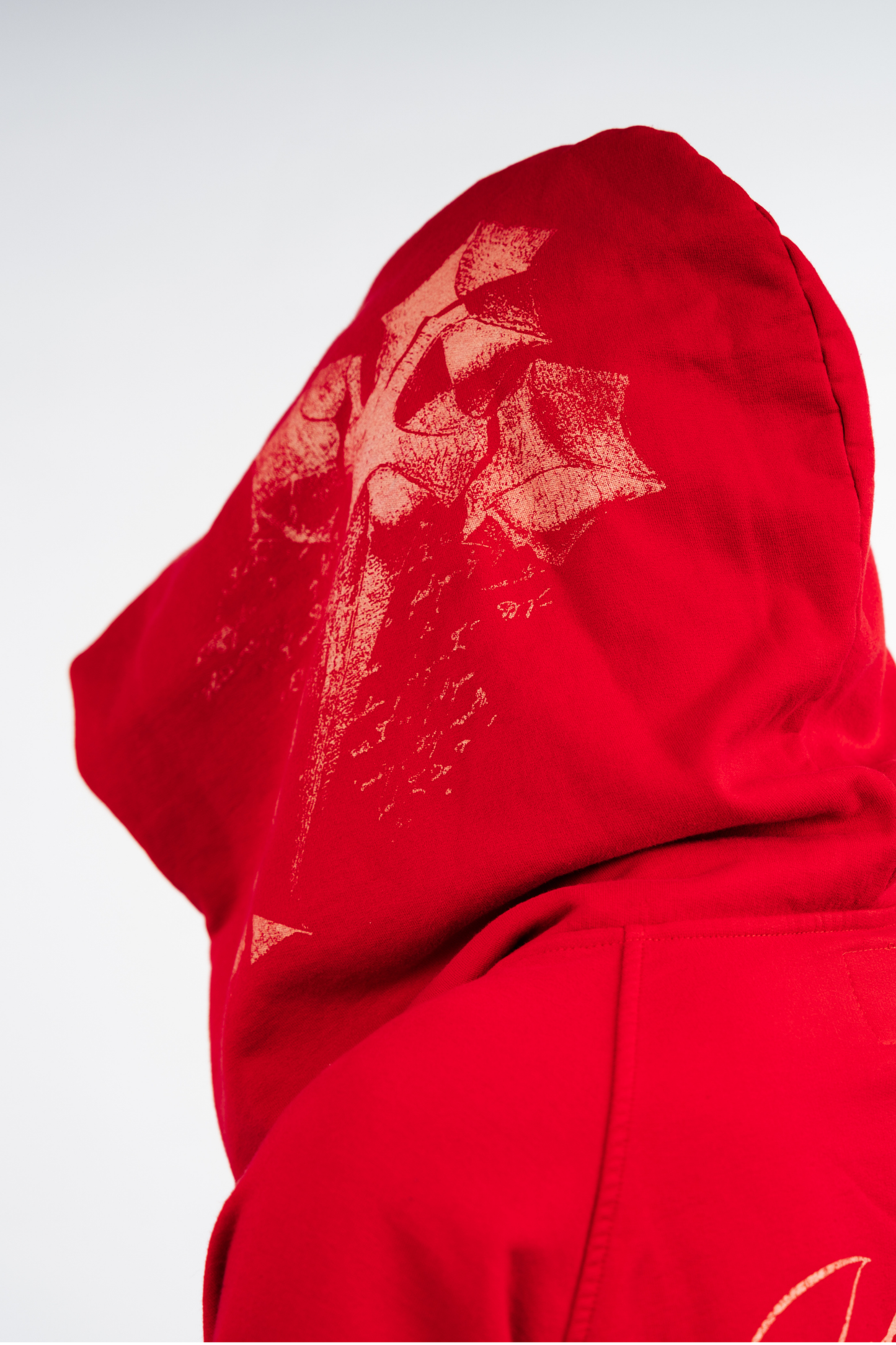 RED CROSS ZIP HOODIE - BOXY FIT (REMASTERIZADO)