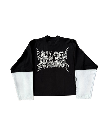 DEMONS - POLO MANGA LARGA BOXY FIT