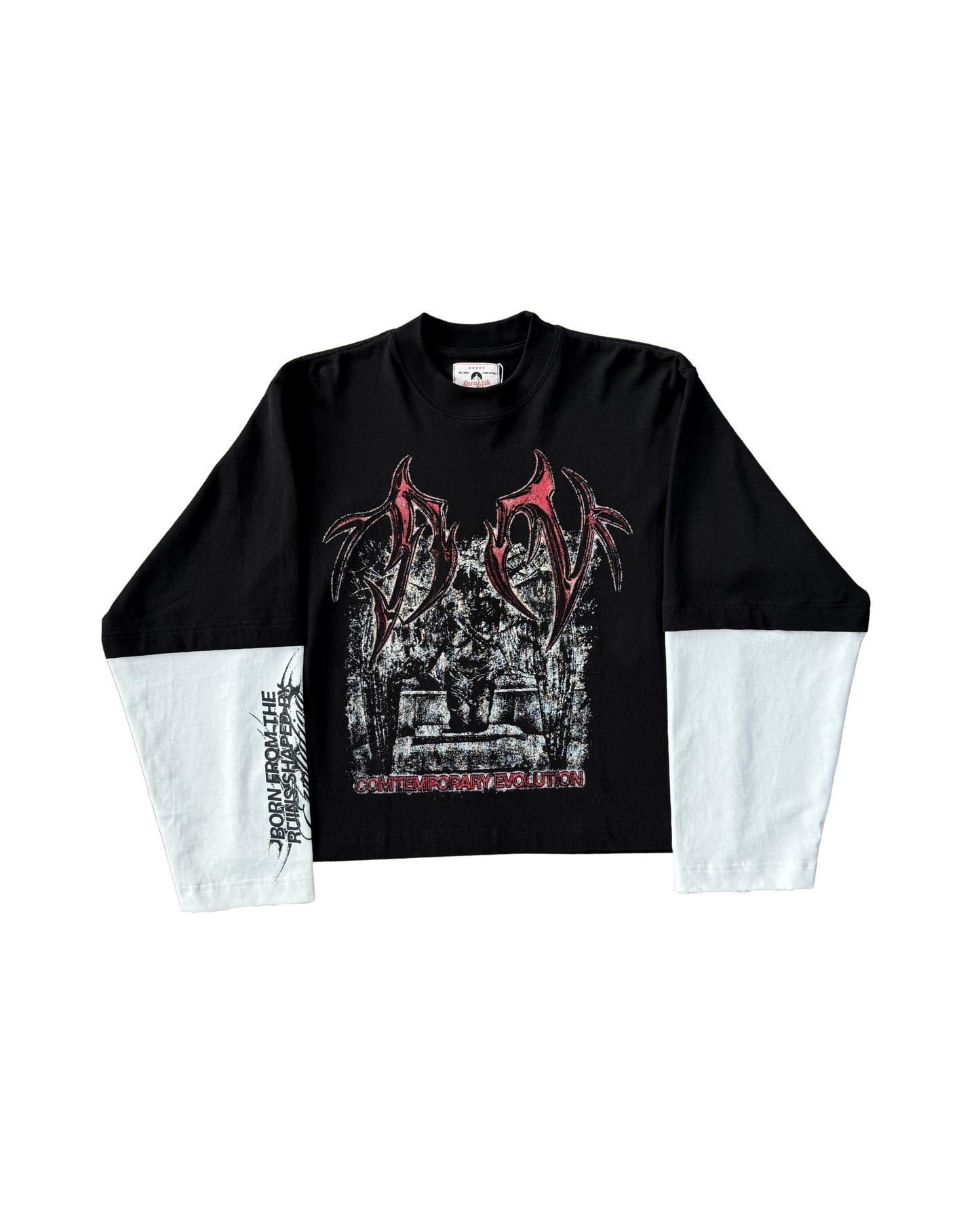 DEMONS - Polo Manga Larga Boxy Fit