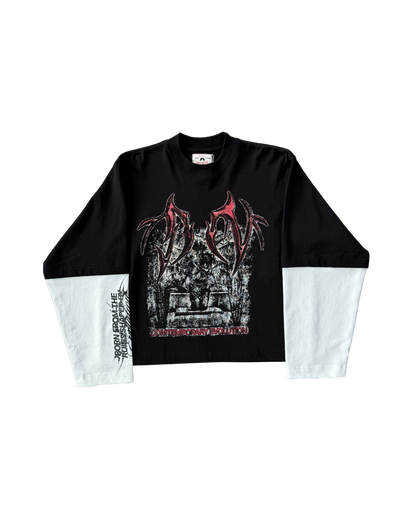 DEMONS - Polo Manga Larga Boxy Fit