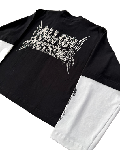 DEMONS - Polo Manga Larga Boxy Fit