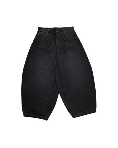 THE OMEGA BAGGY JEAN - BLACK