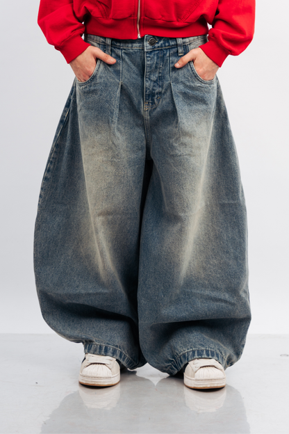THE OMEGA BAGGY JEAN - SKY