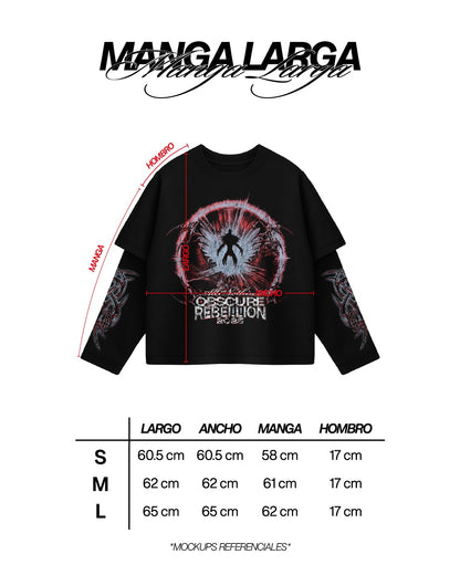 UNDERWORLD - Polo Manga Larga Boxy Fit