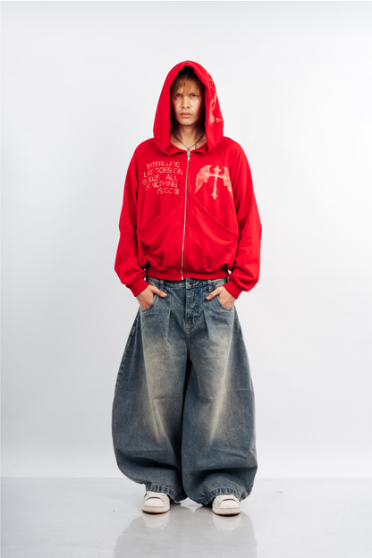 THE OMEGA BAGGY JEAN - SKY