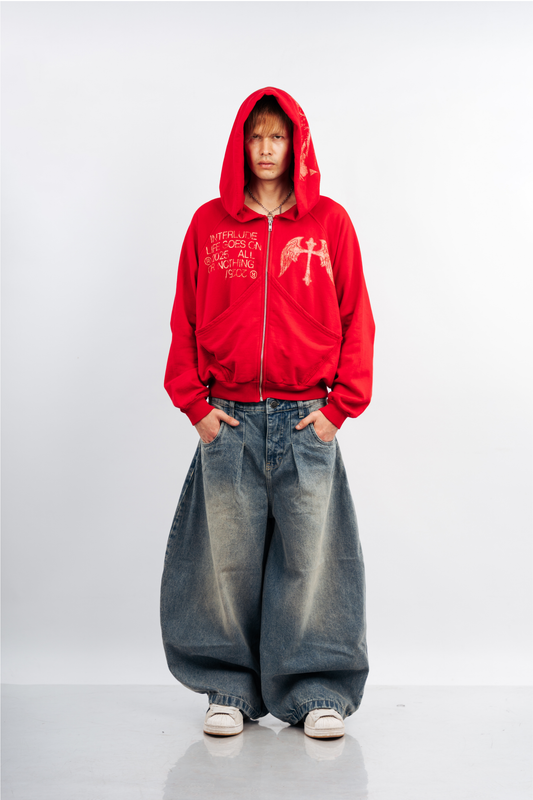 THE OMEGA BAGGY JEAN - SKY