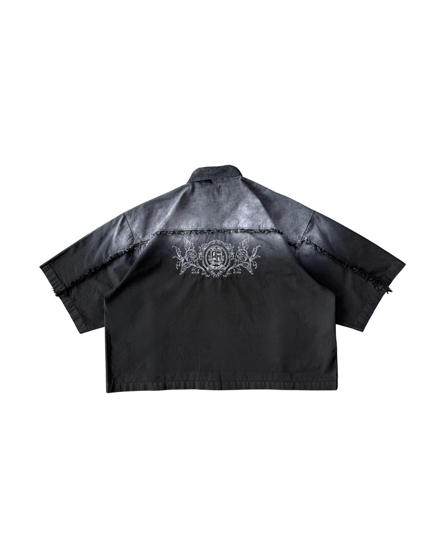 BLACK FADED - CAMISA BOXY FIT