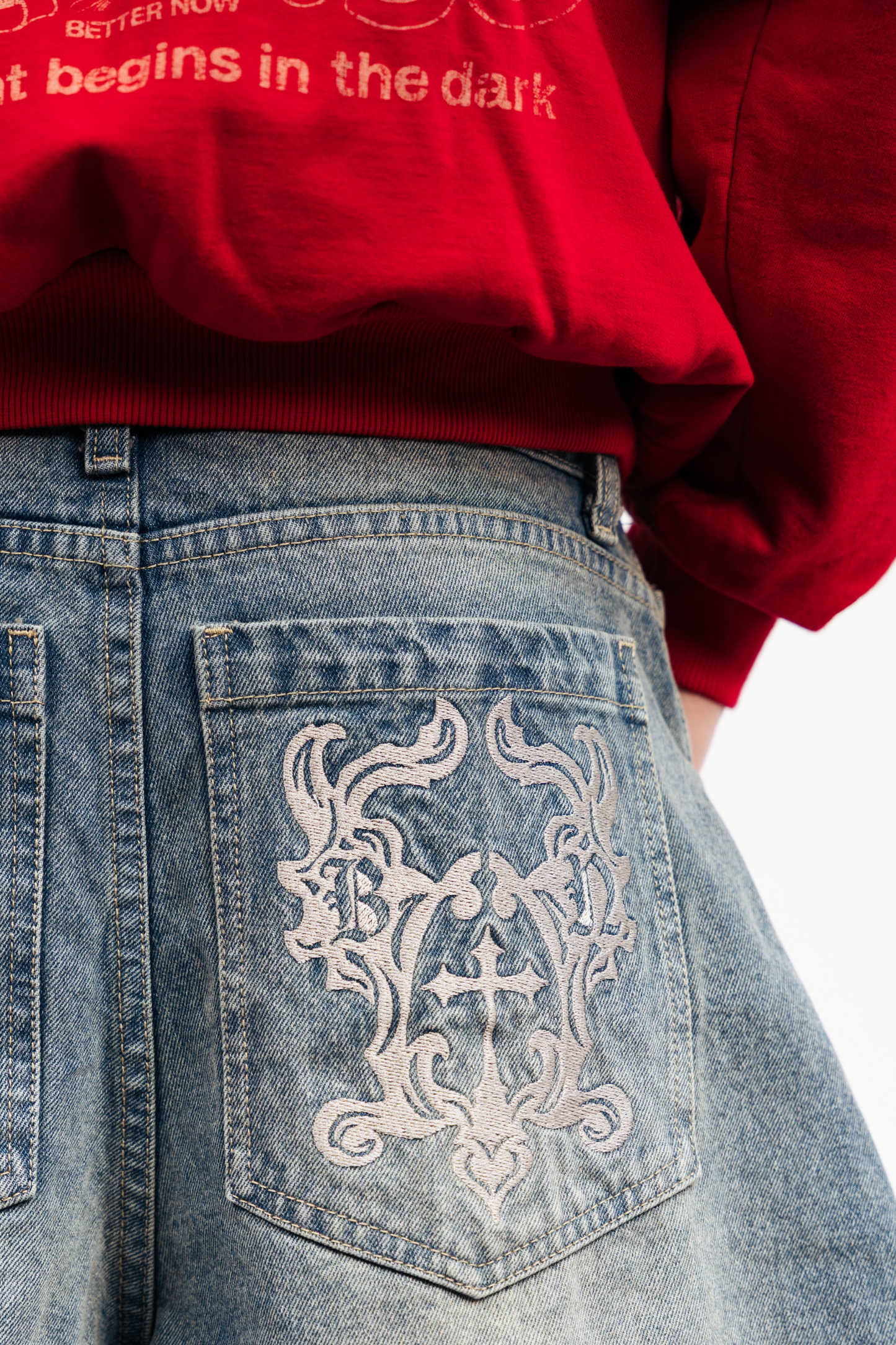 THE OMEGA BAGGY JEAN - SKY