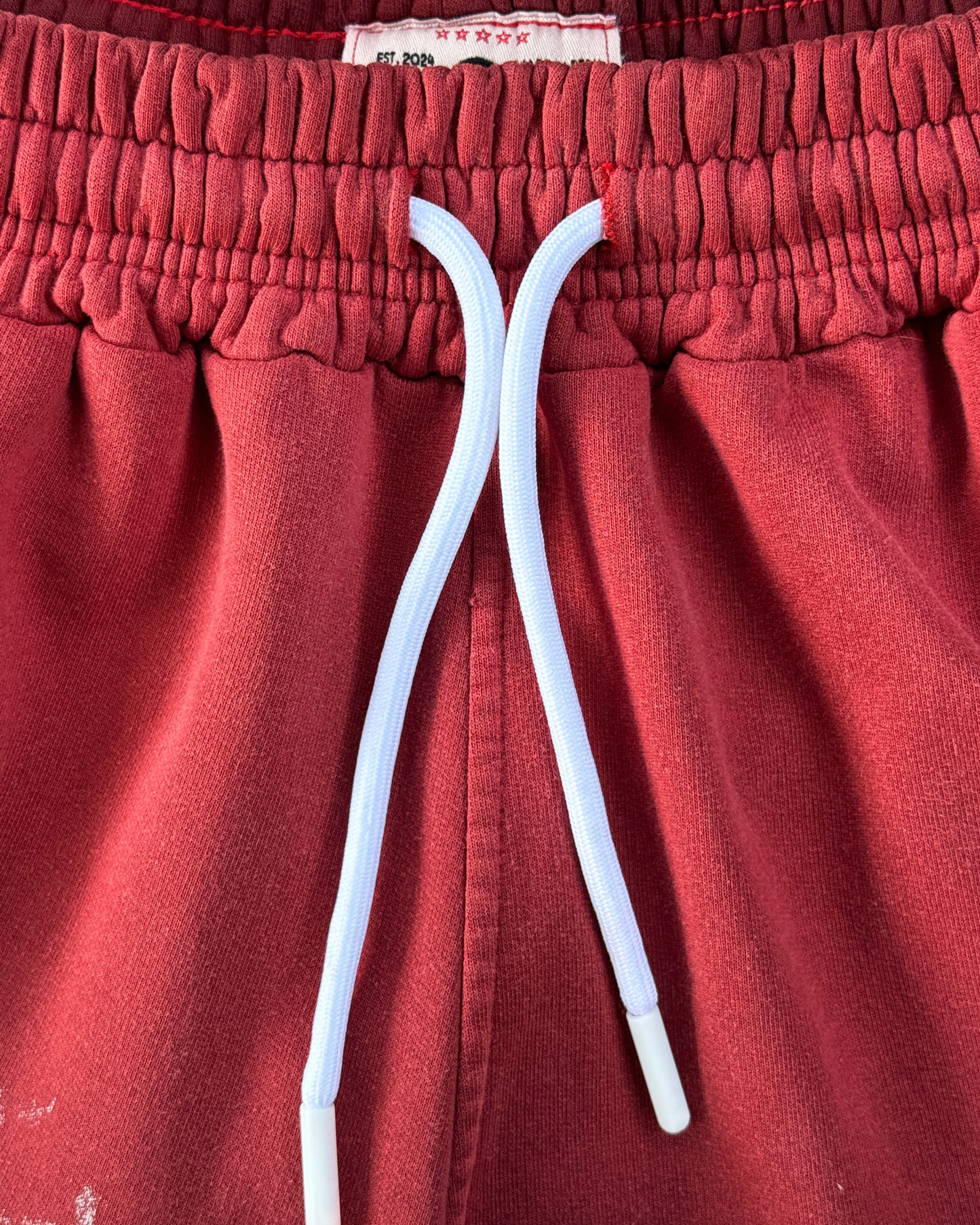 FUCK LOVE RED - BAGGY JORT