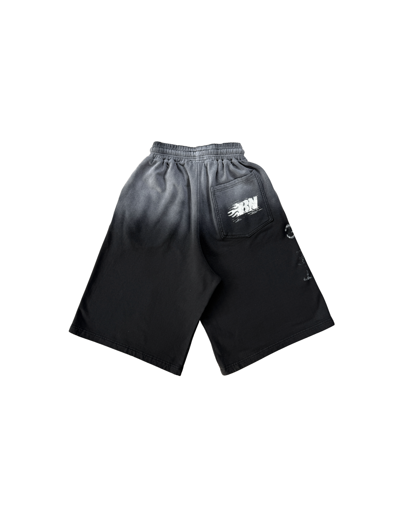 FUCK LOVE BLACK - BAGGY JORT