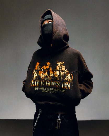 BURNED HOODIE - BOXY FIT