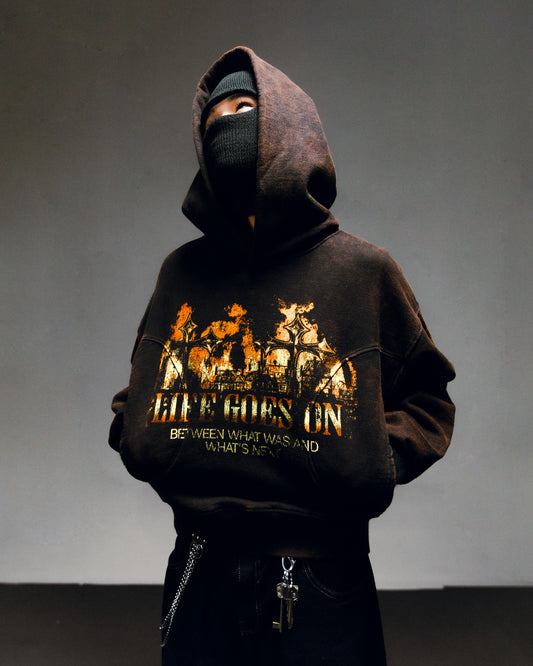 BURNED HOODIE - BOXY FIT