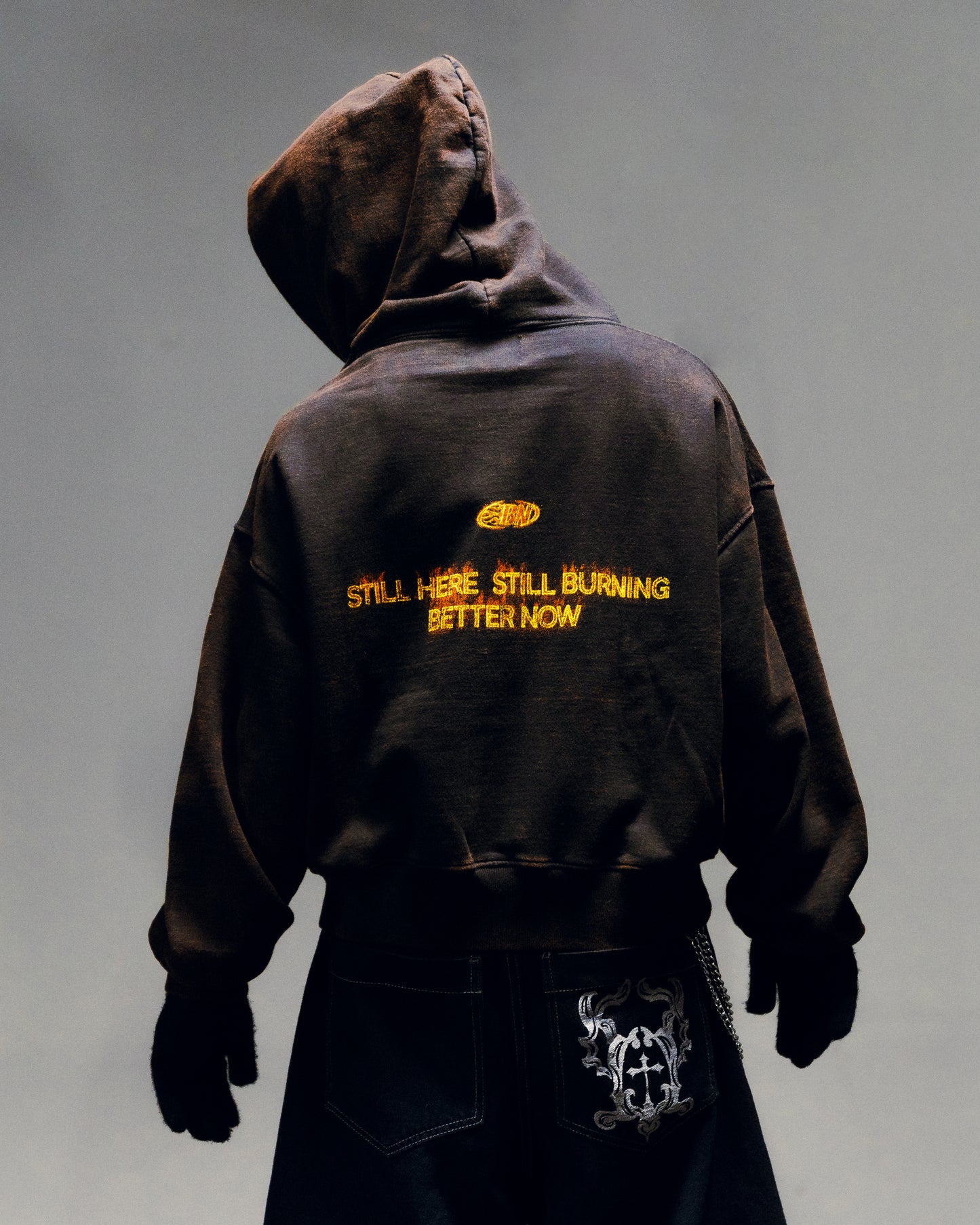 BURNED HOODIE - BOXY FIT