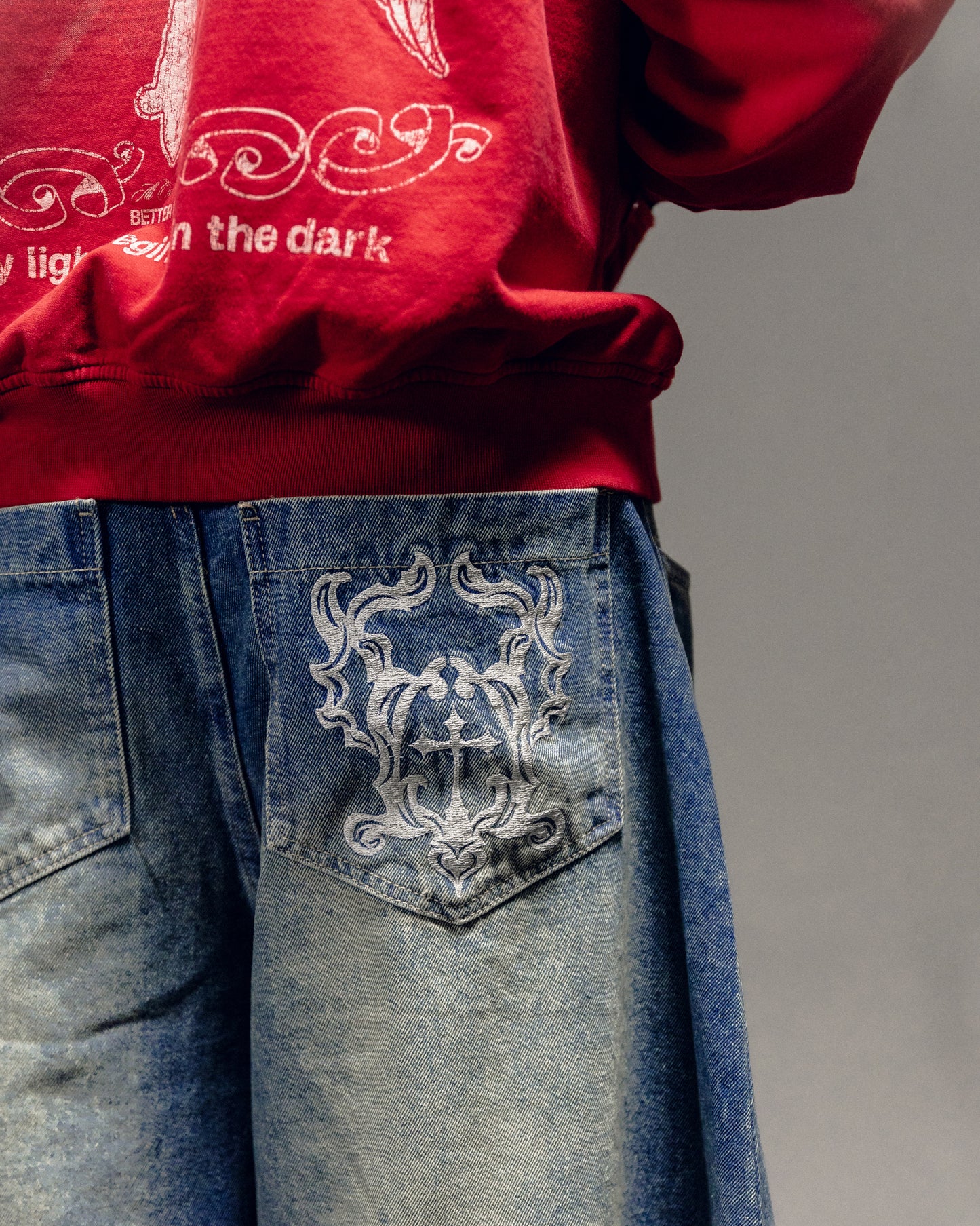 THE OMEGA BAGGY JEAN - SKY