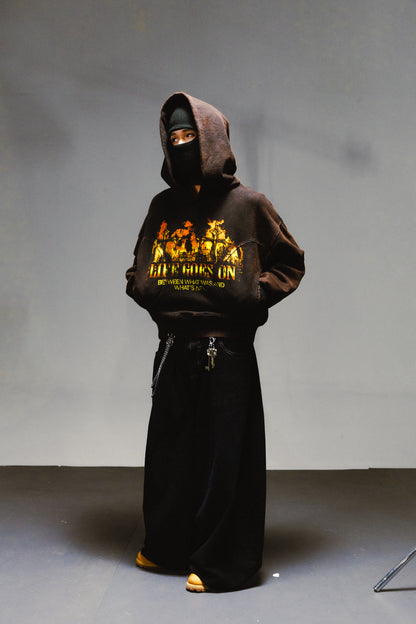 BURNED HOODIE - BOXY FIT