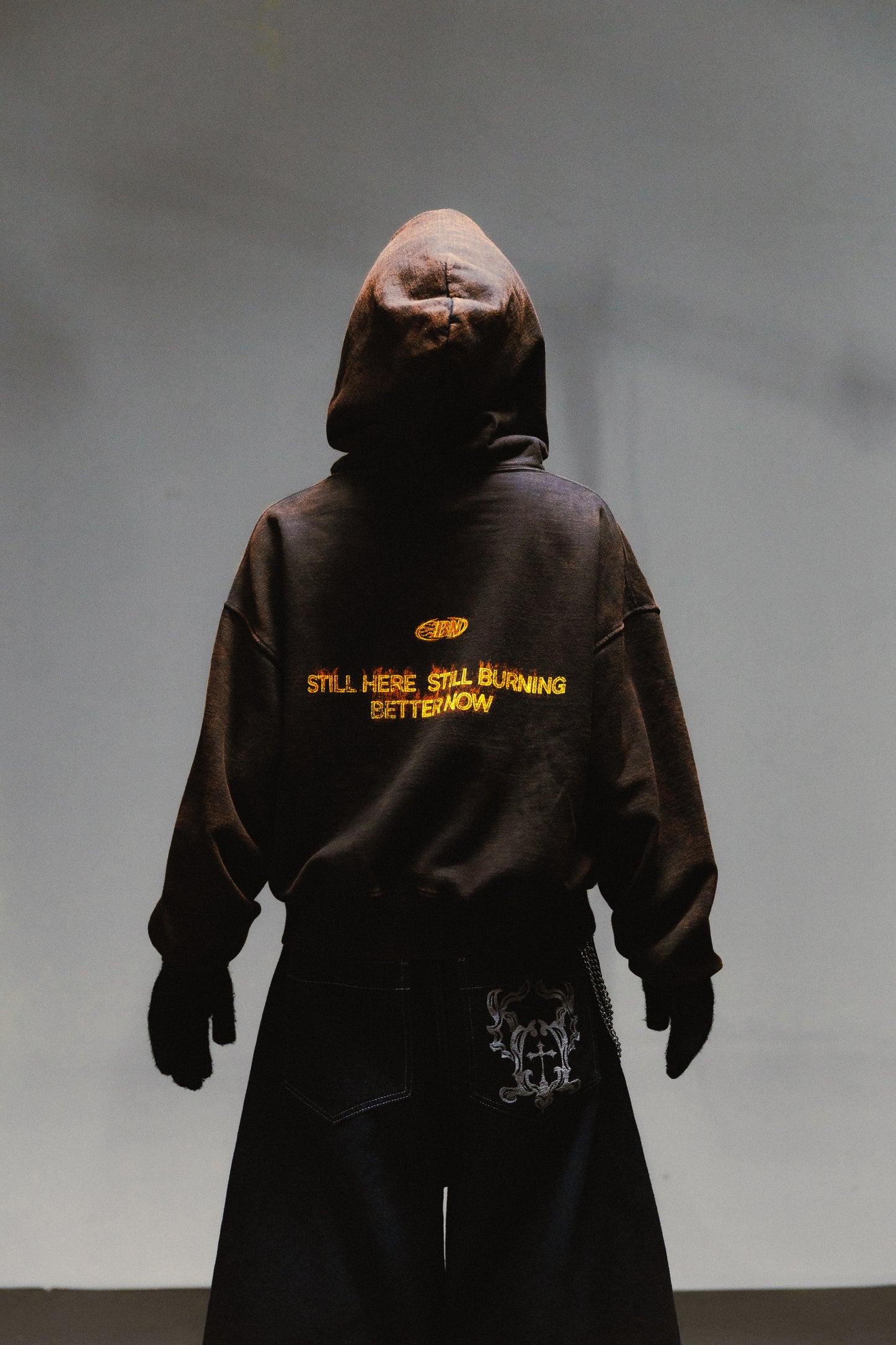 BURNED HOODIE - BOXY FIT