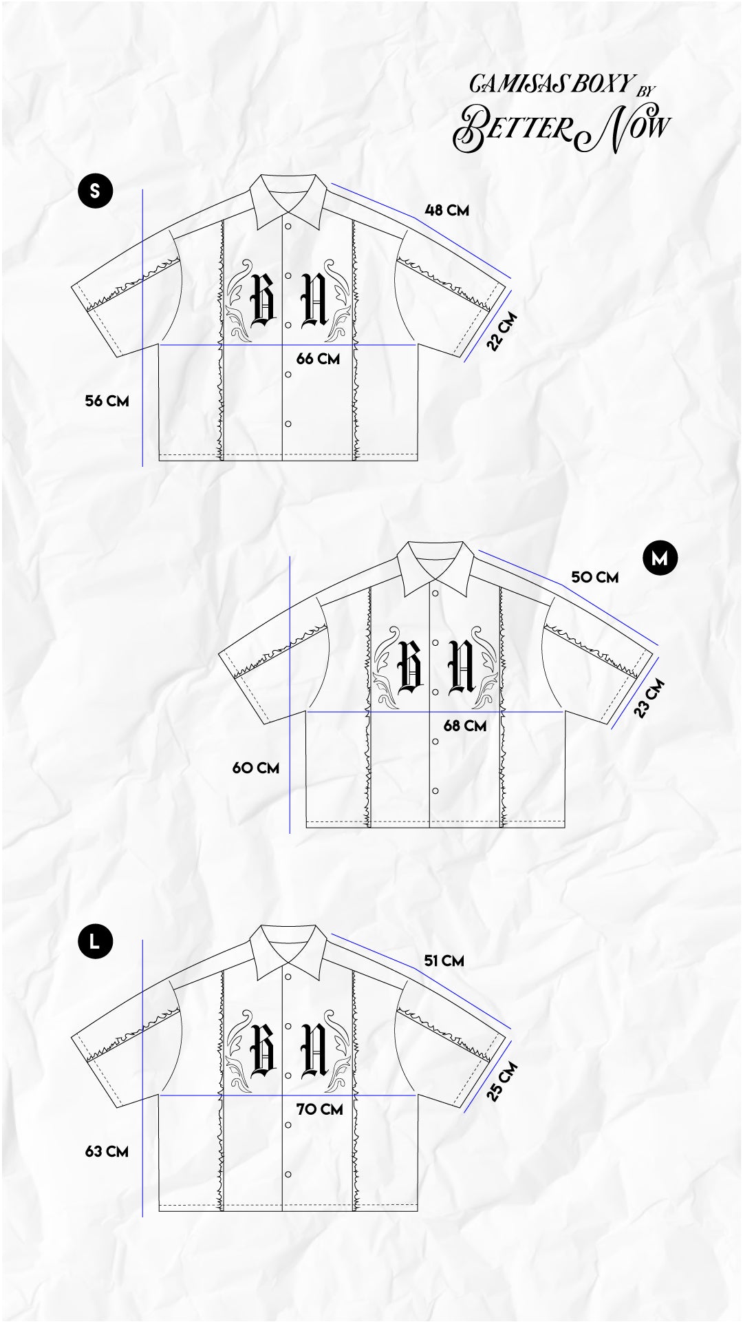 BLACK FADED - CAMISA BOXY FIT