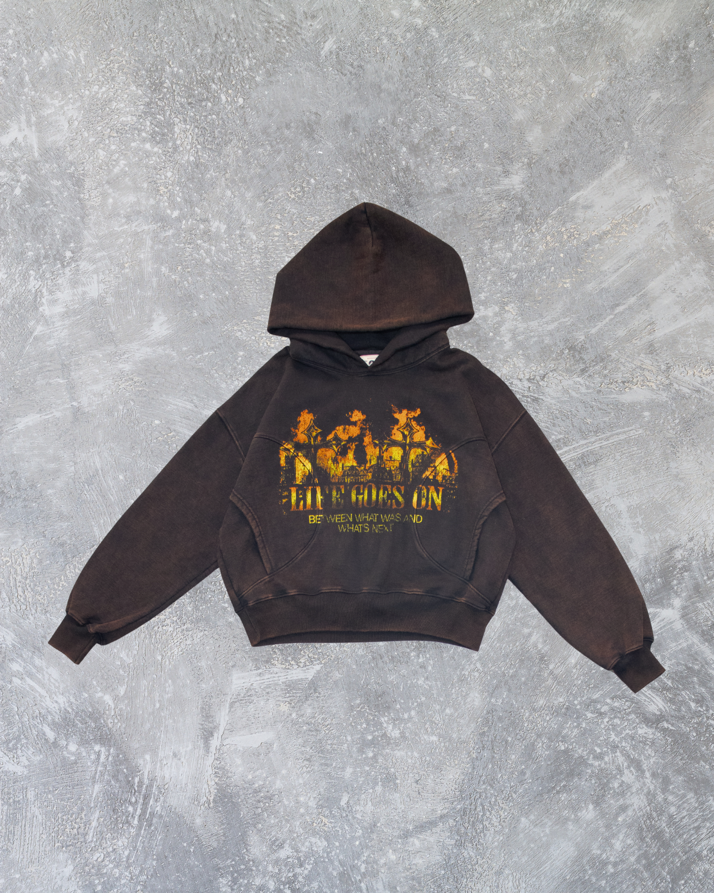 BURNED HOODIE - BOXY FIT