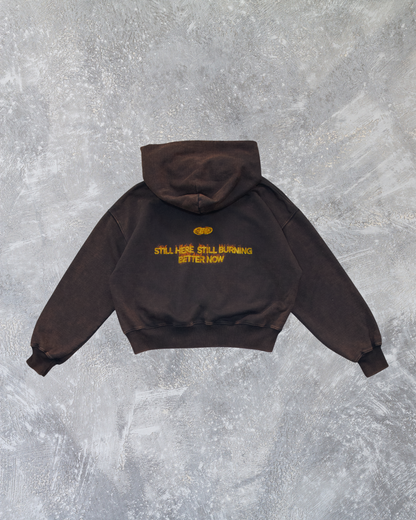 BURNED HOODIE - BOXY FIT