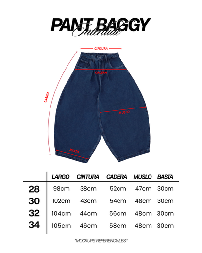 THE OMEGA BAGGY JEAN - RAW DENIM EFFECT