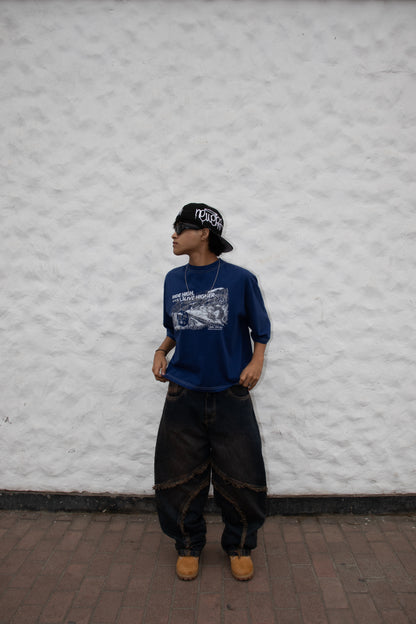Snow Blue - Polo Boxy Fit