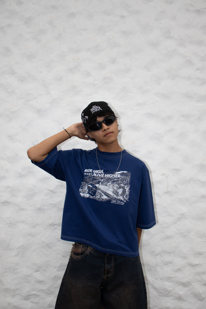 Snow Blue - Polo Boxy Fit