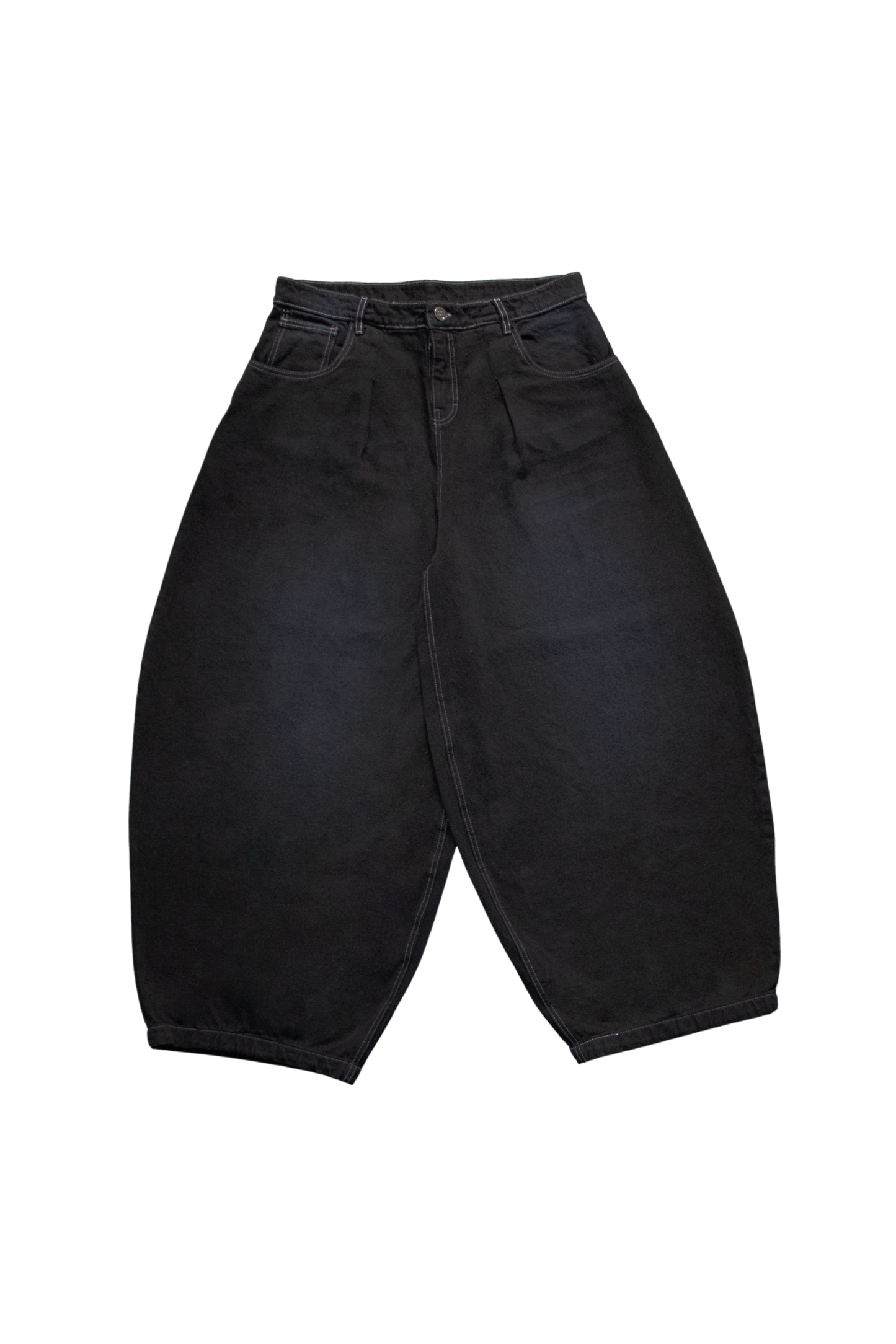 THE OMEGA BAGGY JEAN - BLACK