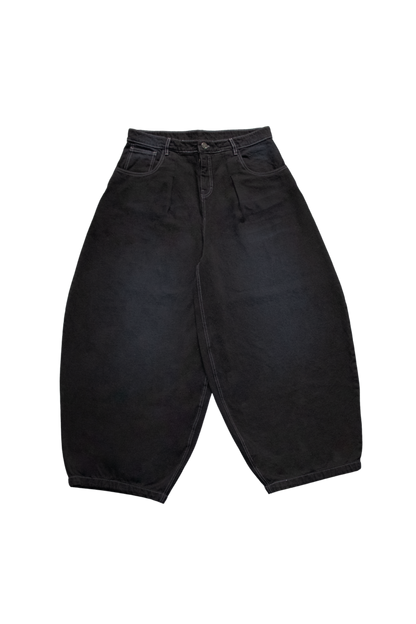 THE OMEGA BAGGY JEAN - BLACK