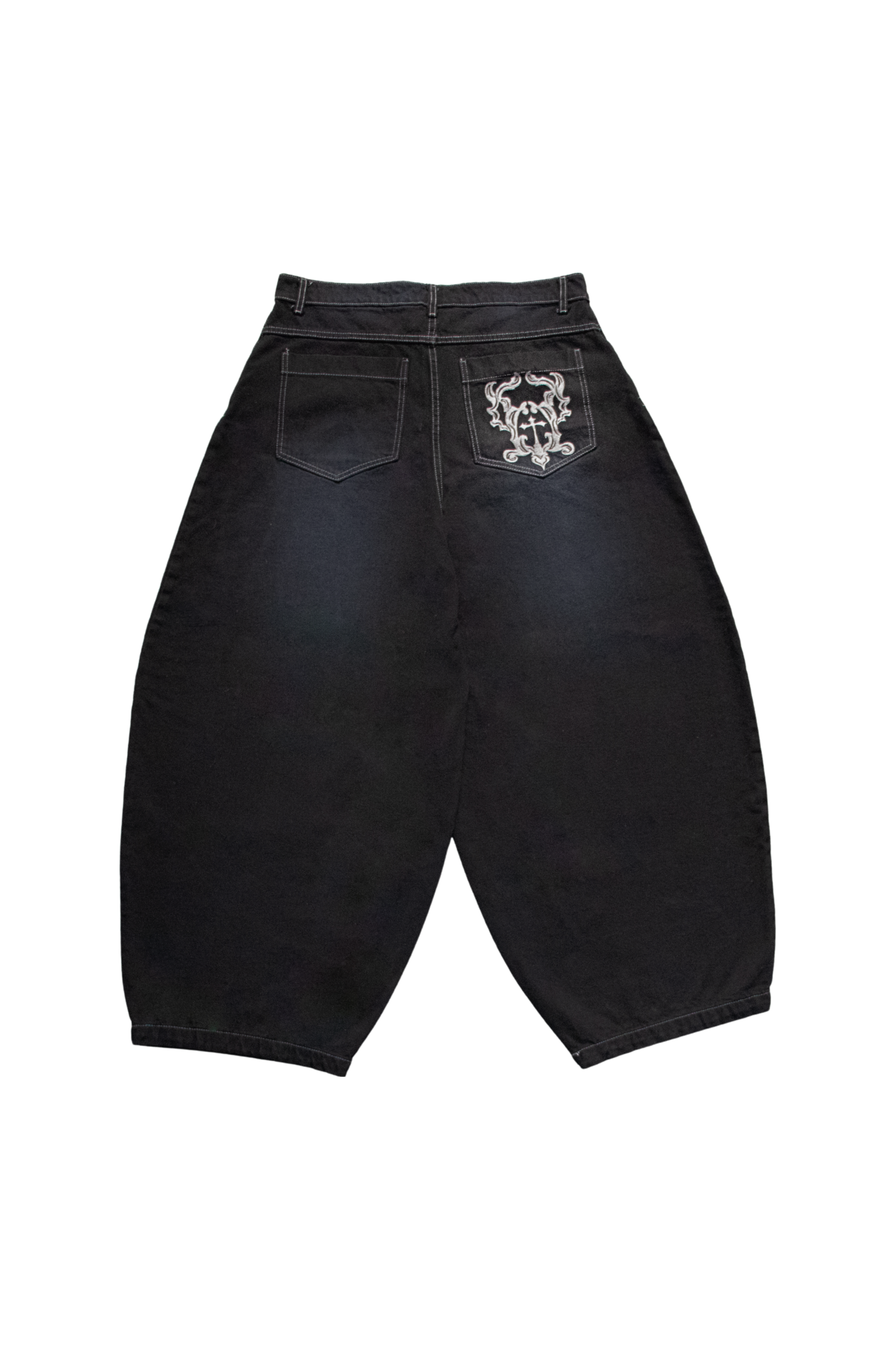 THE OMEGA BAGGY JEAN - BLACK