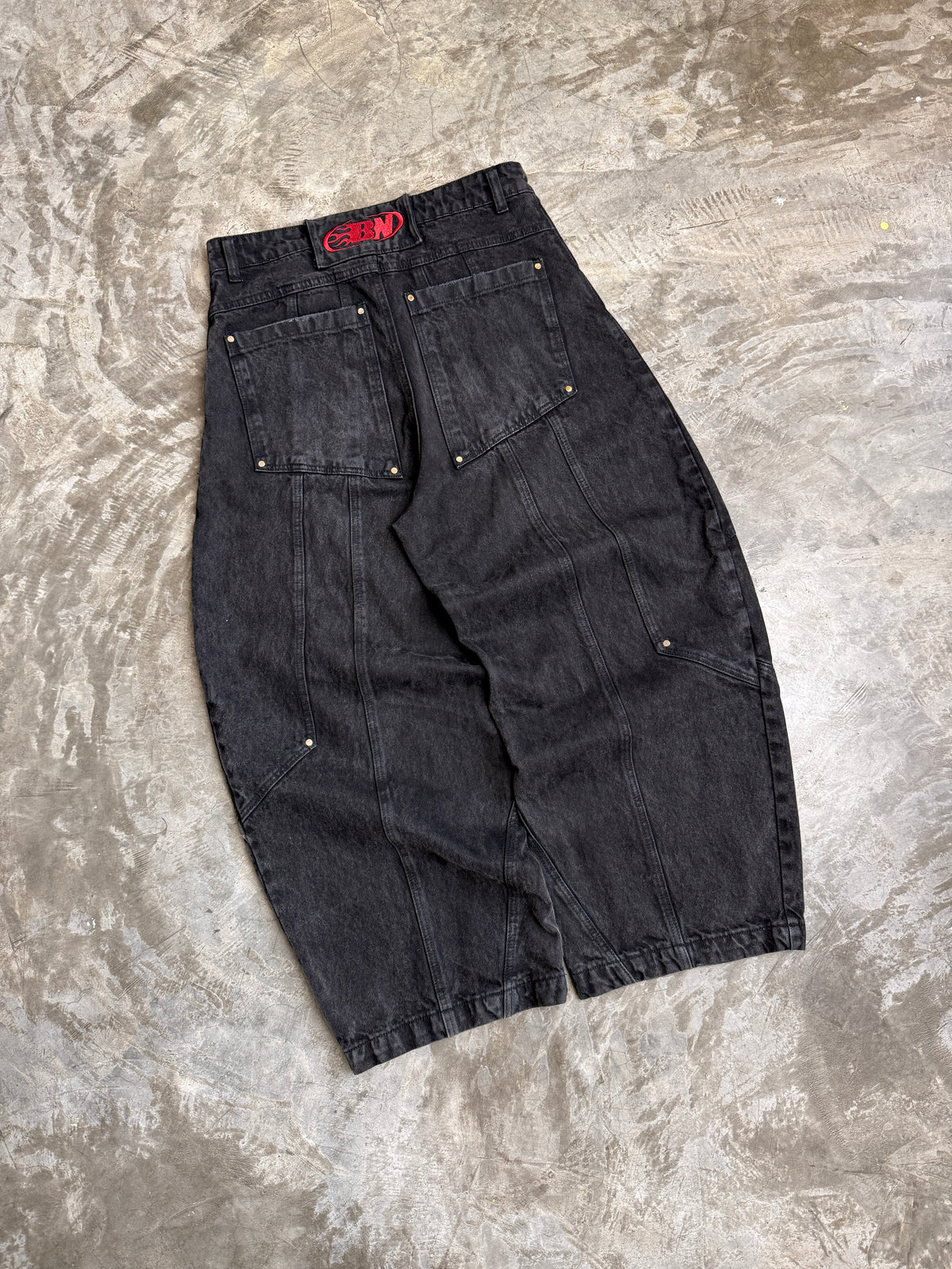 BAGGY BALLOON - DISTORTION BLACK