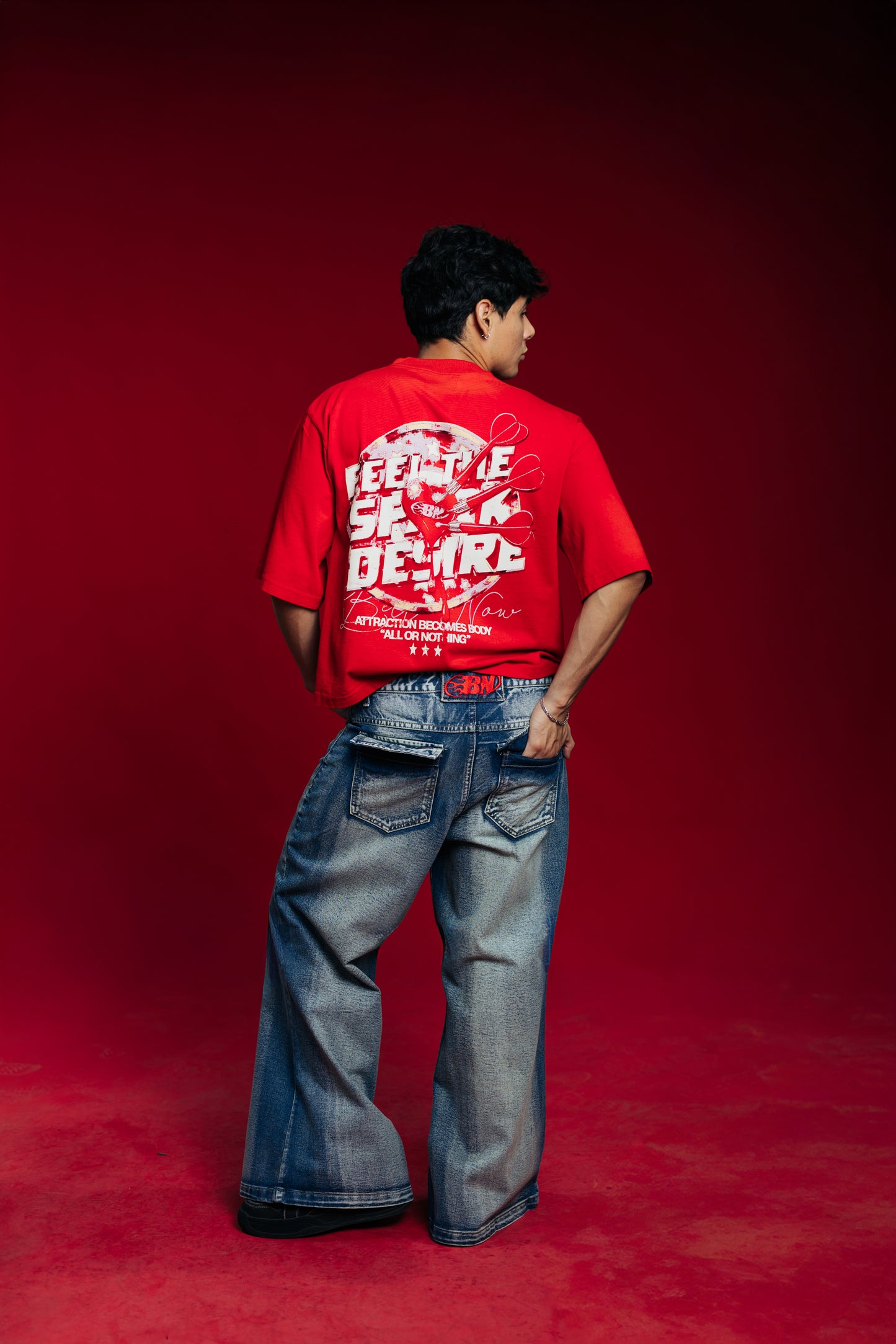 FLARED BAGGY JEAN - MAIZ