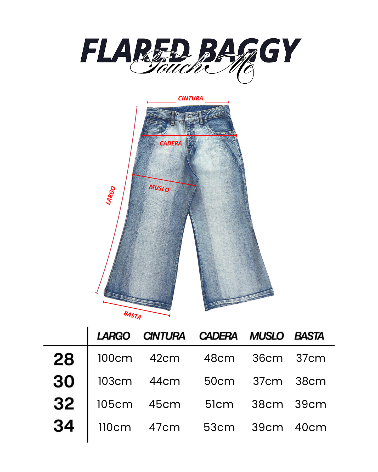 FLARED BAGGY JEAN - MAIZ