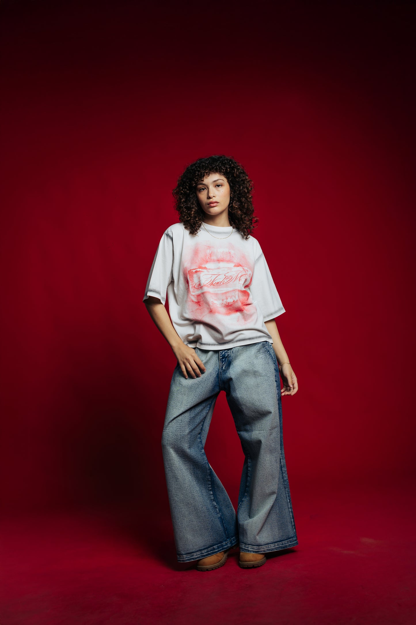 FLARED BAGGY JEAN - MAIZ