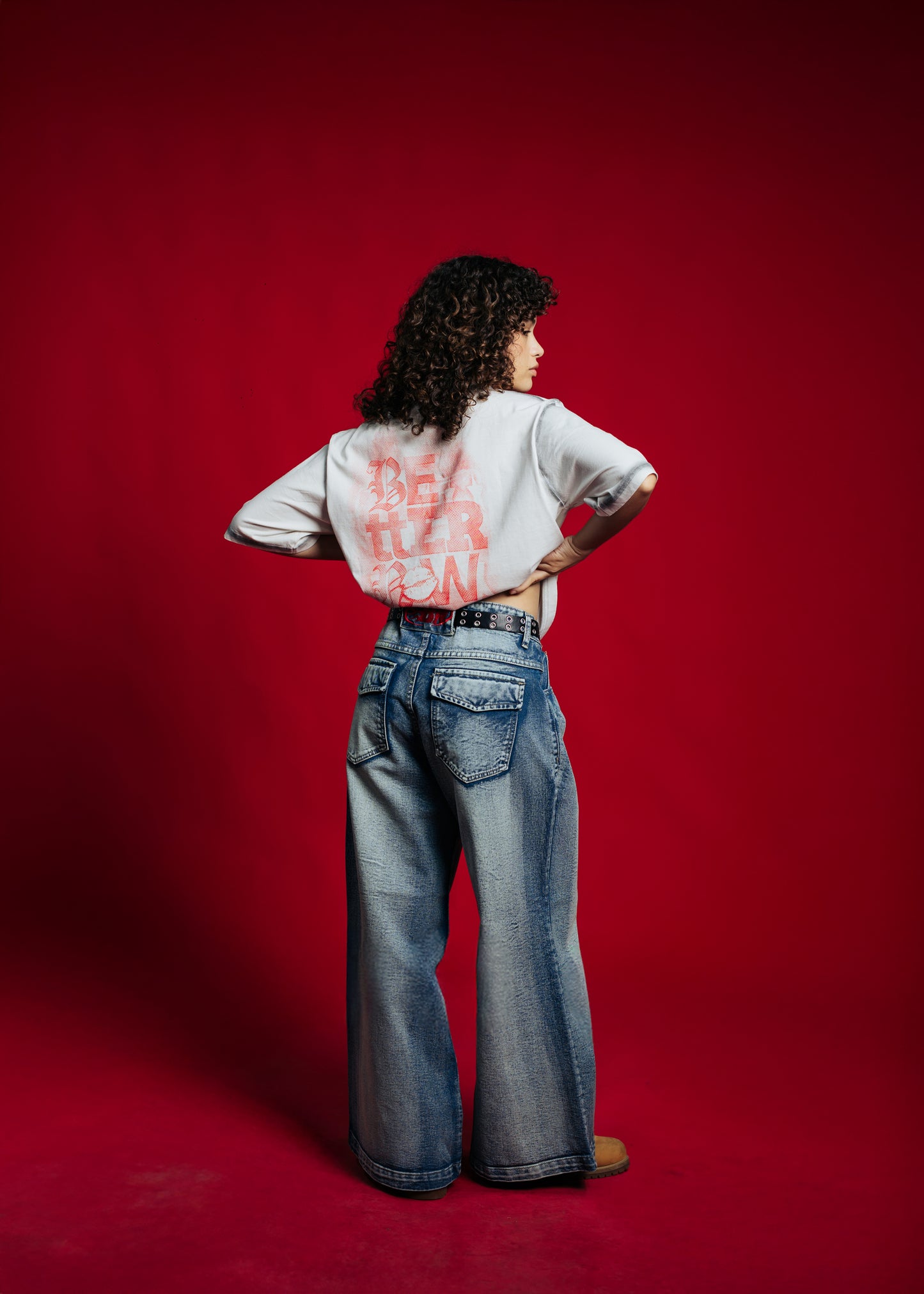 FLARED BAGGY JEAN - MAIZ