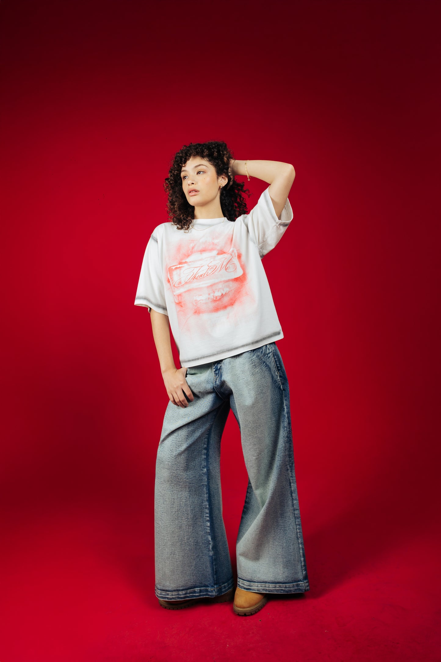 FLARED BAGGY JEAN - MAIZ