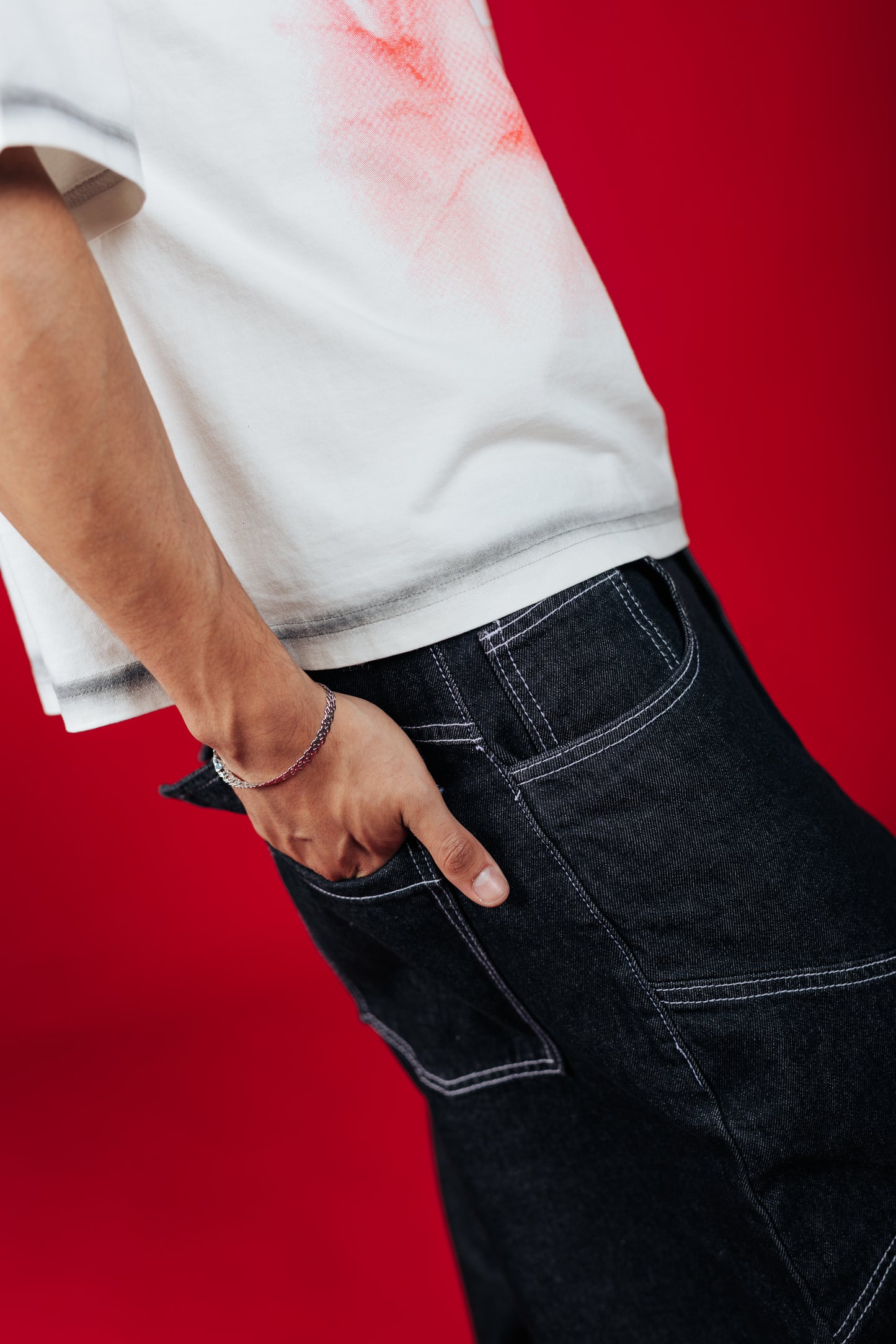 GENESIS JORT - BAGGY RAW DENIM