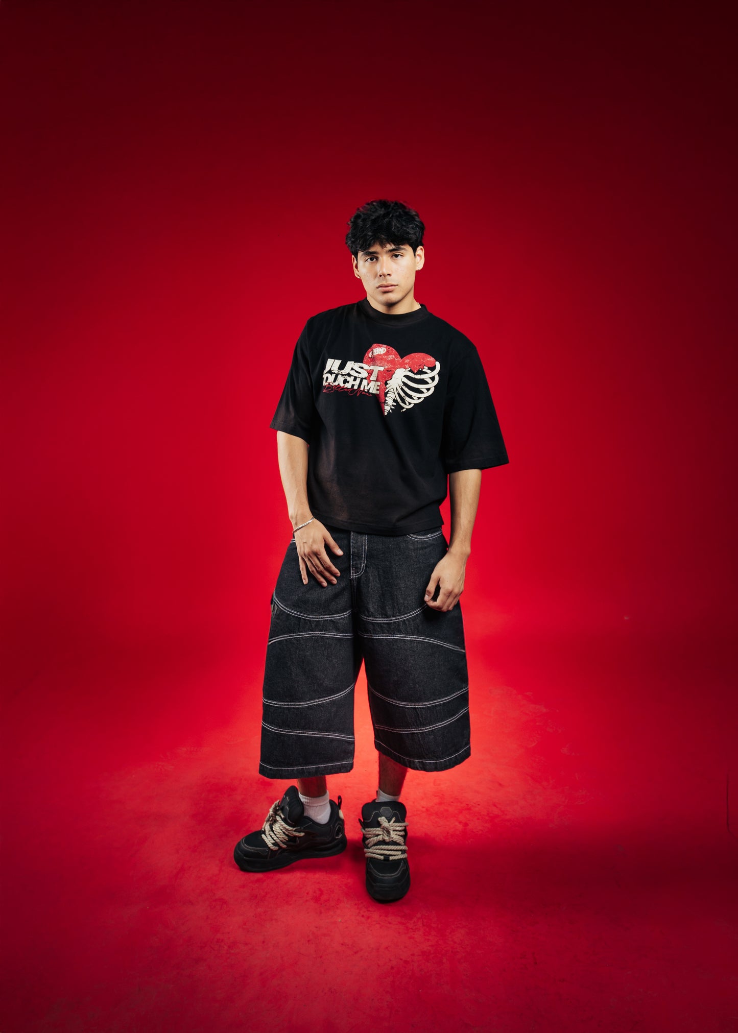 GENESIS JORT - BAGGY RAW DENIM