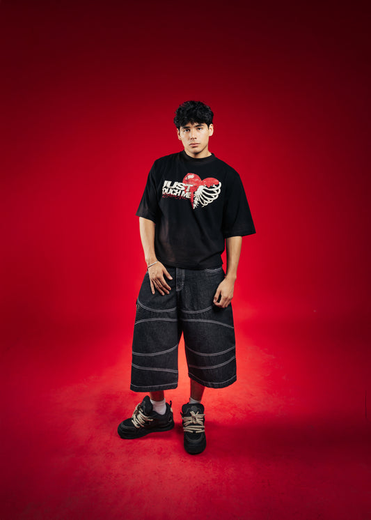 GENESIS JORT - BAGGY RAW DENIM