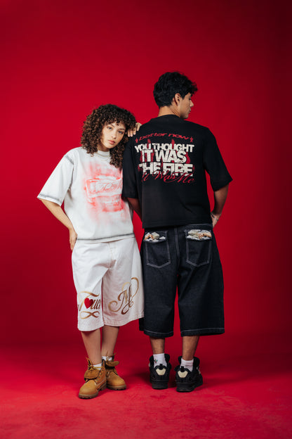 GENESIS JORT - BAGGY RAW DENIM