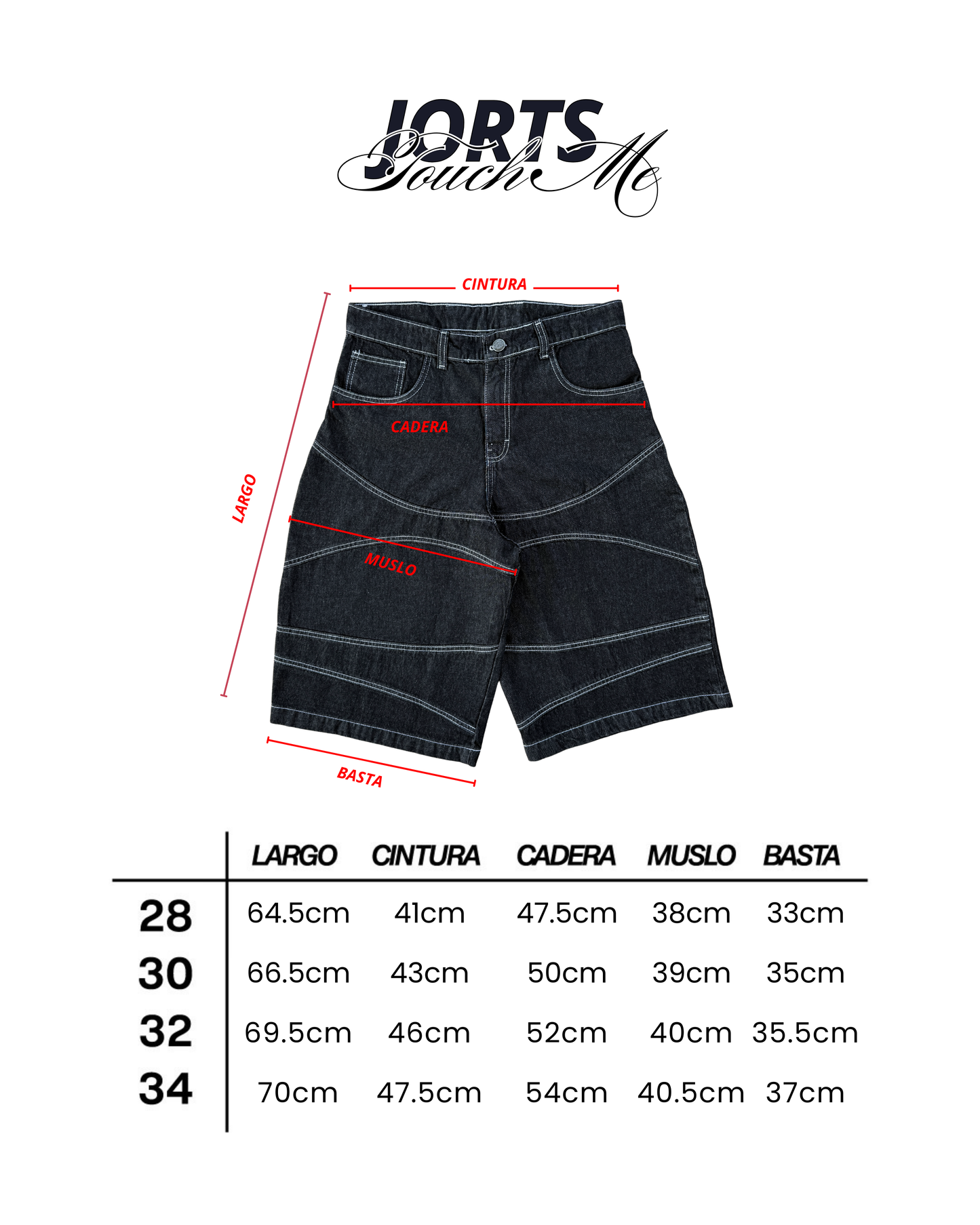 GENESIS JORT - BAGGY RAW DENIM
